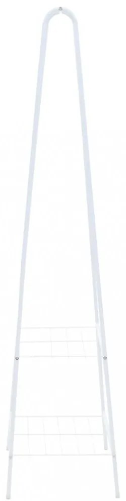fehér ruhatartó állvány 59 x 35 x 150 cm