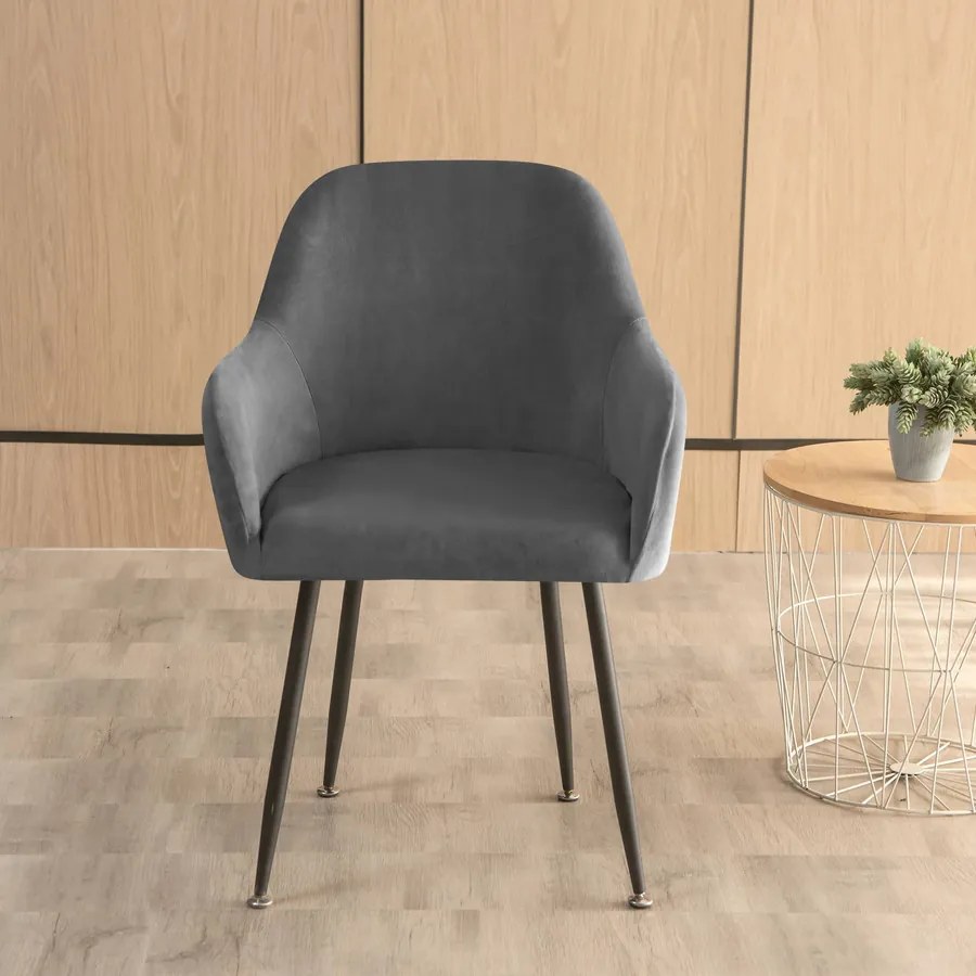 Nagy KagylószékHuzat (bársonyos, fekete)