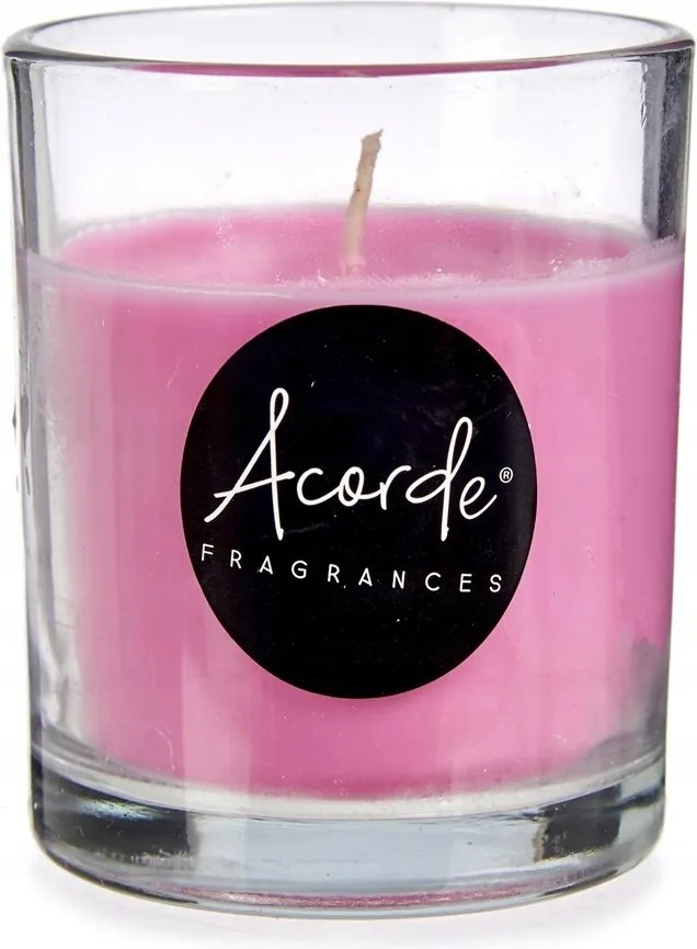 Gyertya üvegben Orchidea