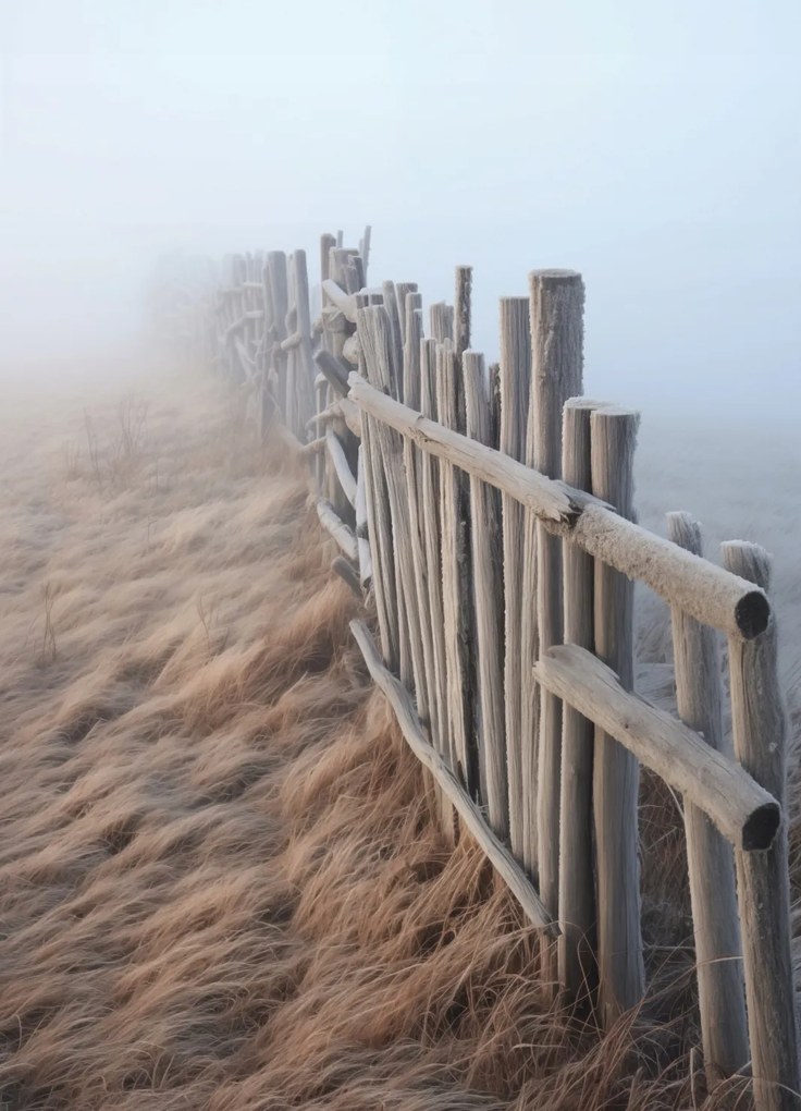 Poszter 20,5x28,4cm Köd a dűnék felett