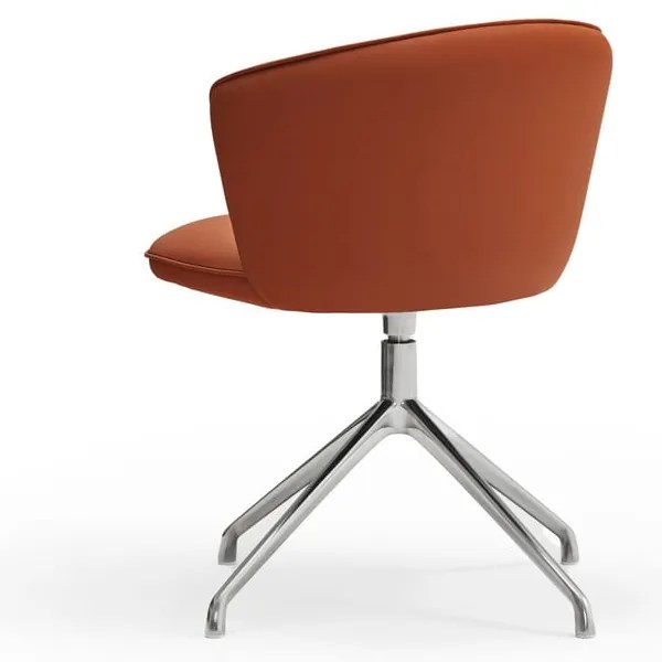 Narancssárga kárpitozott étkezőfotel szett 2 db-os Add – Teulat