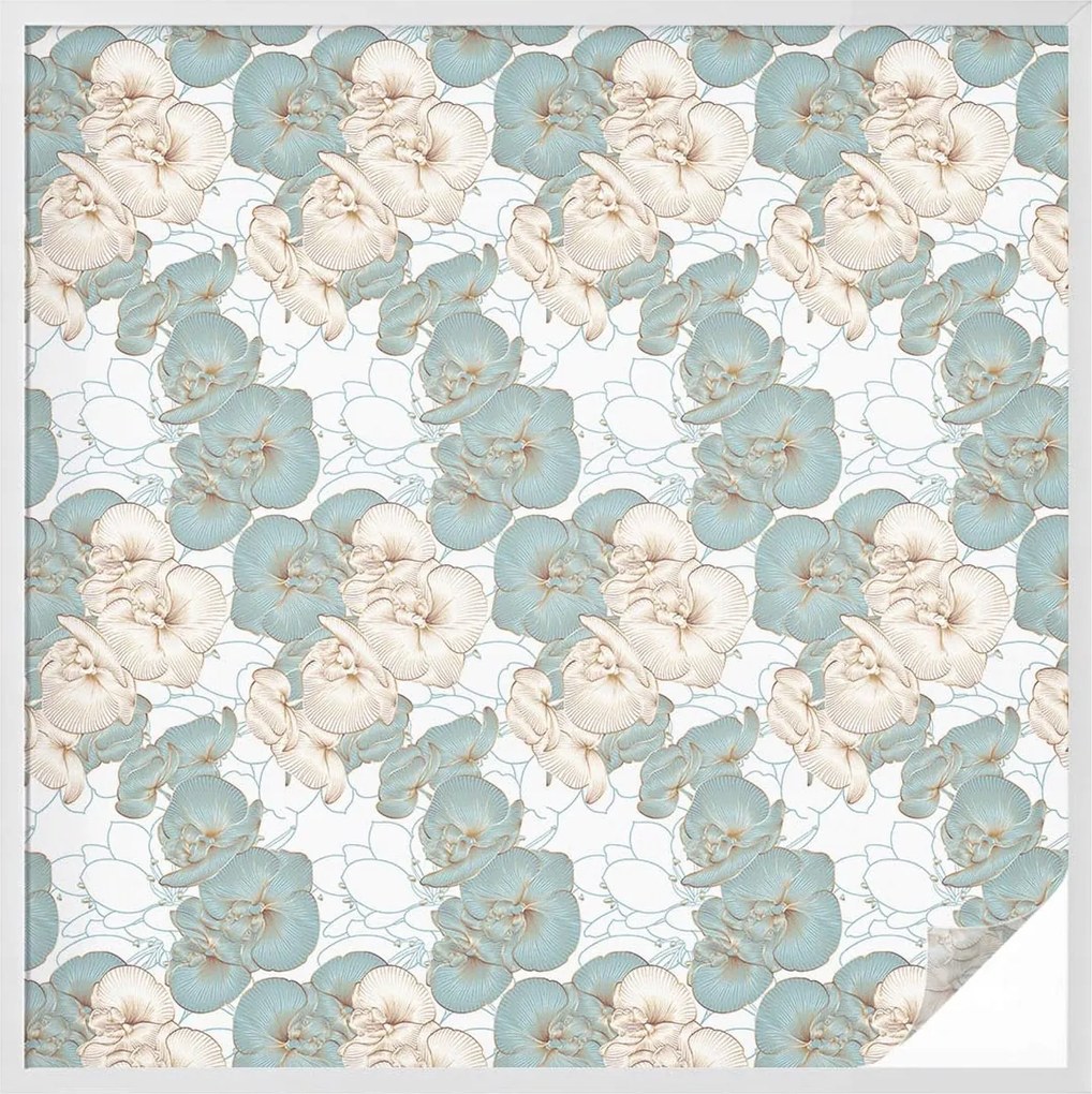 Furnérfólia Adatvédelem Szélvédőkhöz és Ablakokhoz Finom virágok 100x100