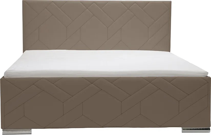 Kárpitozott ágy tárolóval és TRE matraccal 120x200 cm Sötét szürke