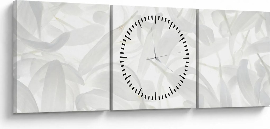 Kép - Szirmok (órával) (90x30 cm)