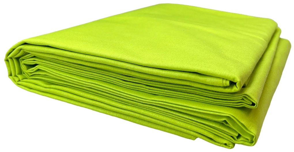Szilárd pamut lepedő Light Green Méretek: 110x160 cm