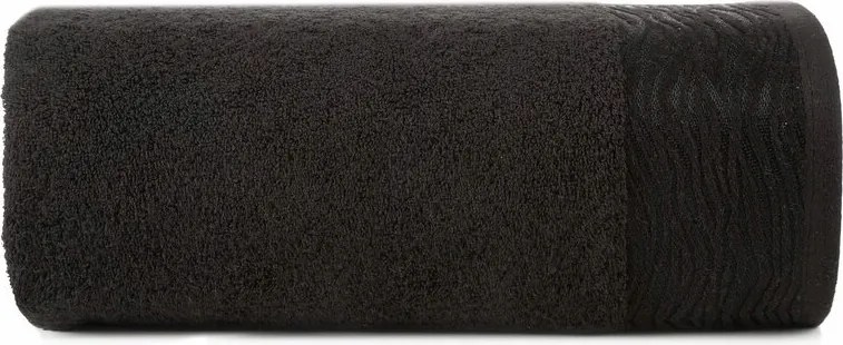 Dafne törölköző 50x90 fekete frottír 500 g/m2