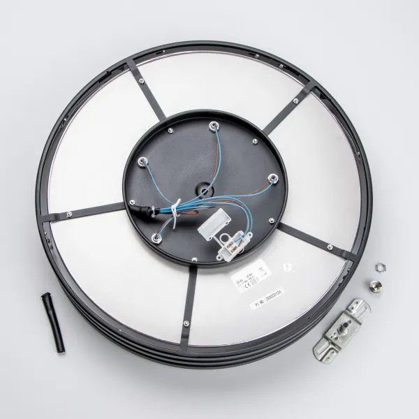 Brilagi - LED kristályos mennyezeti lámpa VELURE 5xE14/40W/230V fekete