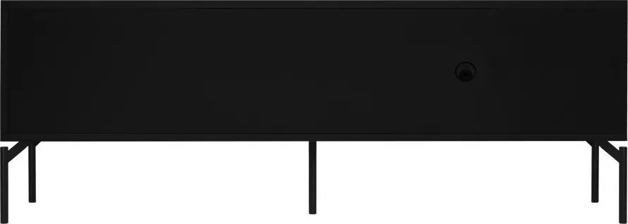 Fekete TV-állvány 160x60x42 cm Met – noo.ma