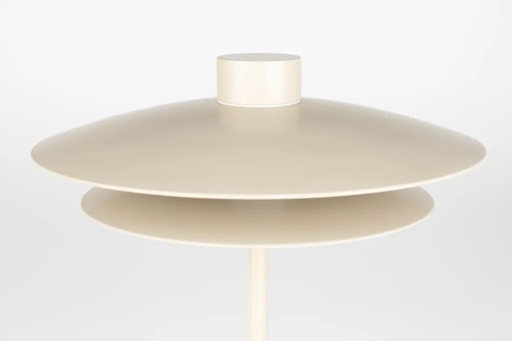 Bézs fém asztali lámpa (magasság 32 cm) Wubbo – White Label