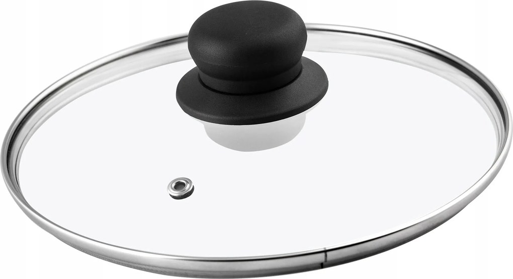 Üveg Fedő 24cm Serpenyő Edény Univerzális Hőálló