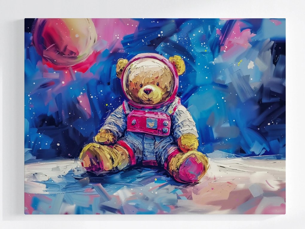 Canvas Vászonkép Mackó Játék Űrhajós 80x60