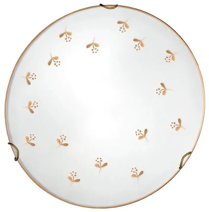 Kolarz 731.11.4.160- Fali lámpa NONNA 1xE27/60W/230V átm. 30 cm virágos rózsaarany