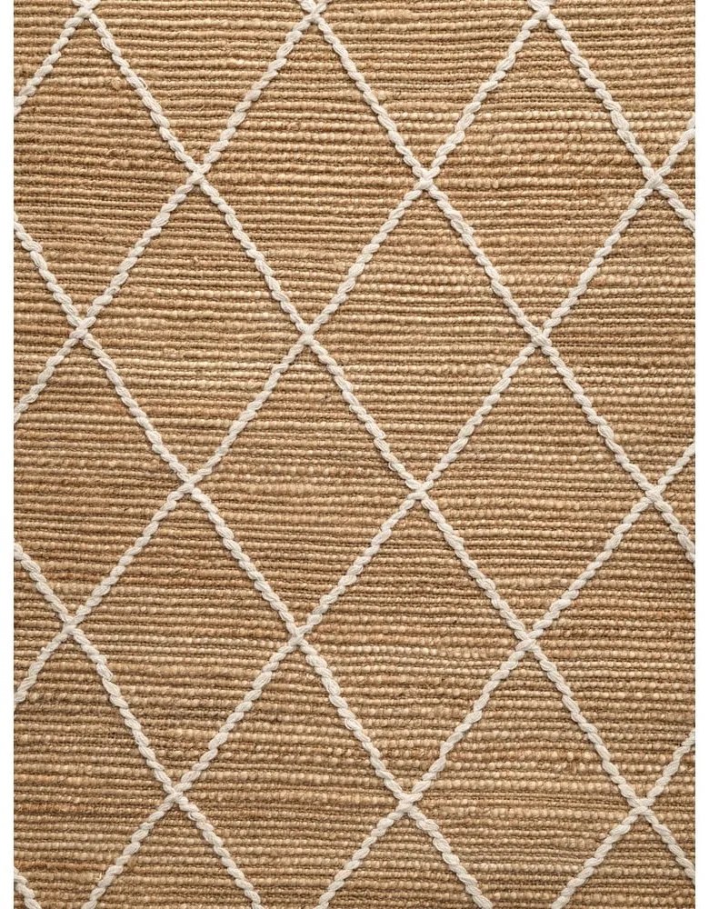 Natúr színű kézi szövésű juta futószőnyeg 80x200 cm Kunu – Hanse Home
