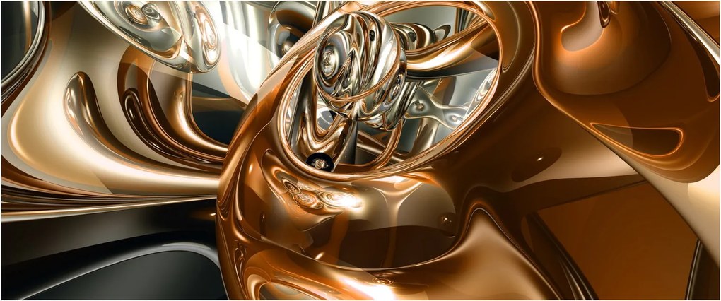 Absztrakciós kép (120x50 cm)