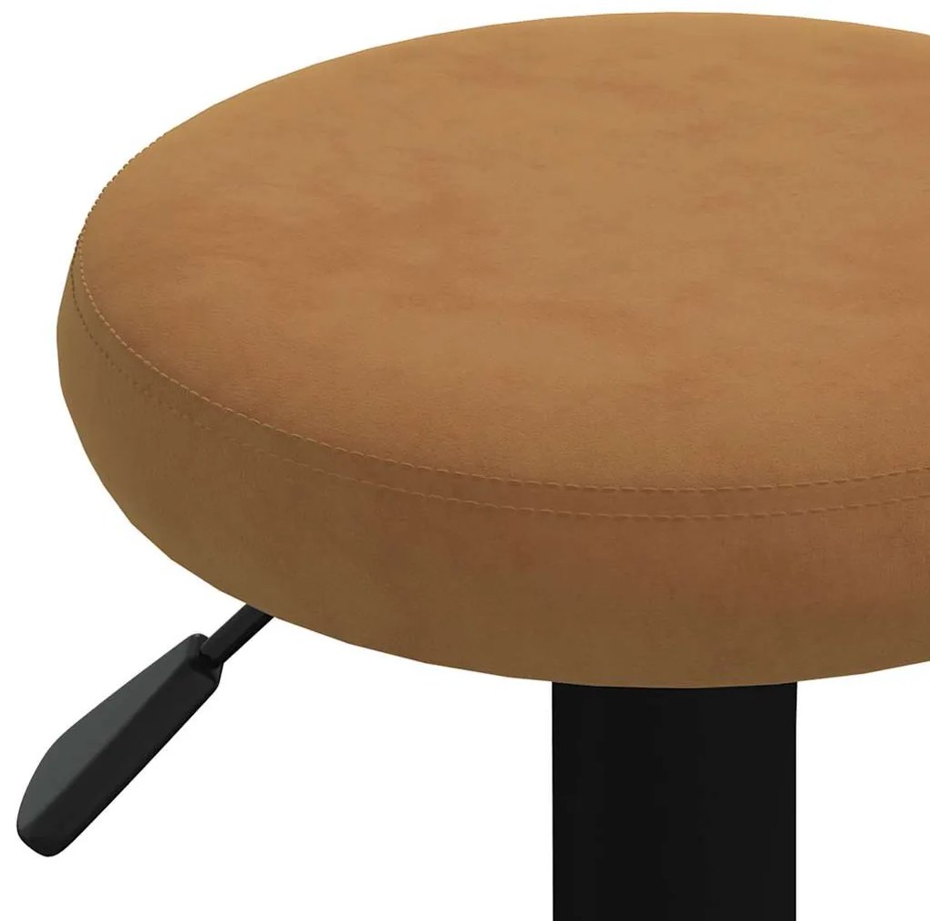 2 db barna bársony bárszék