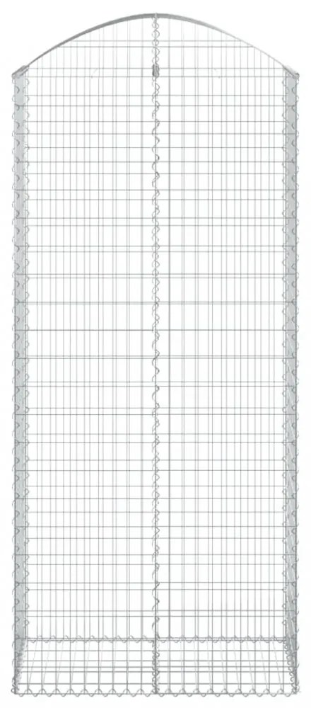 íves horganyzott vas gabion kosár 100x50x220/240 cm