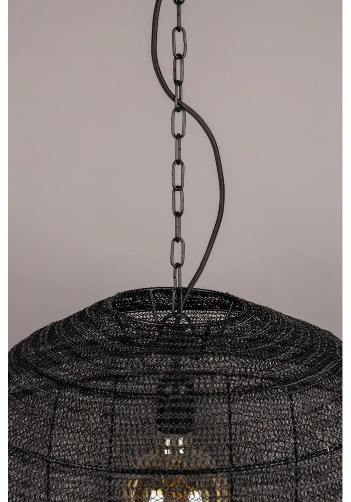 Fekete függőlámpa ø 70 cm Meezan – Dutchbone