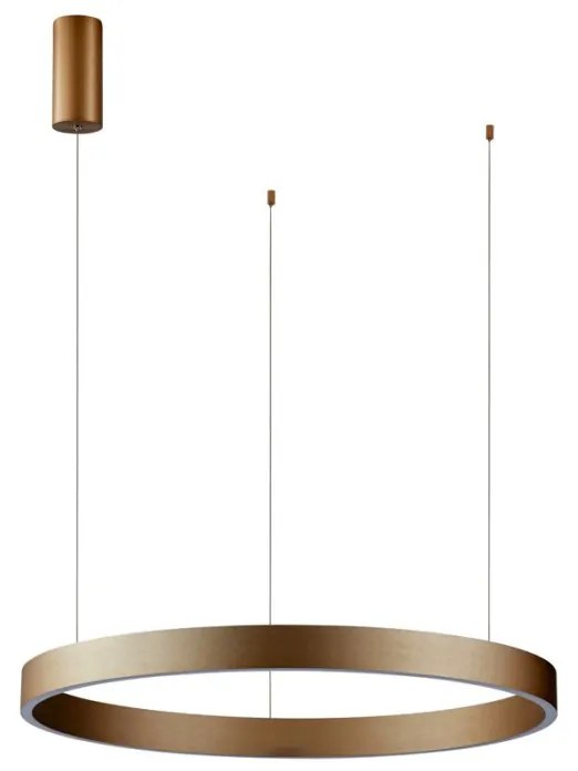 ITALUX 5902854538027 BRASCO Modern Led Függesztett Lámpa Fehér, Arany LED IP20
