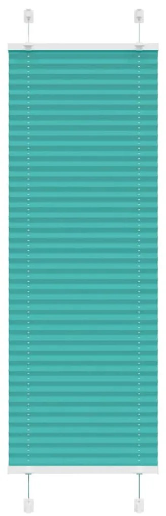 pliszírozott redőny Benzinzöld 45x150 cm szövetszélesség
