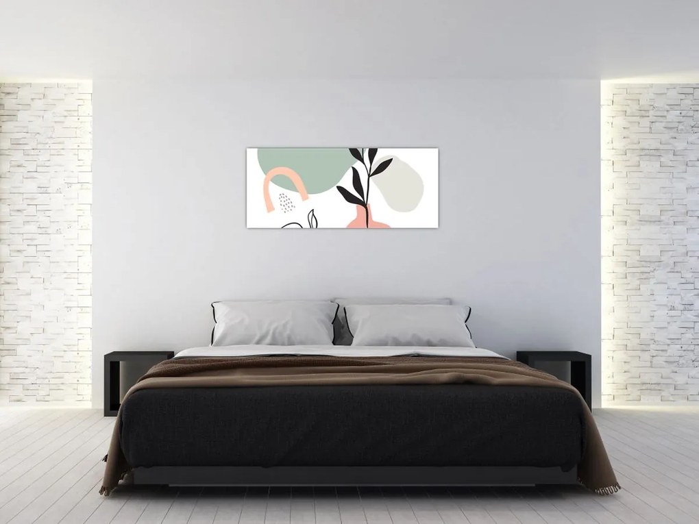 Kép - Virágok vázában N⁰3 (120x50 cm)