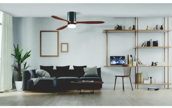 Zambelis 19144 - LED Mennyezeti ventilátor LED/15W/230V 3000/4000/6000 + távirányító