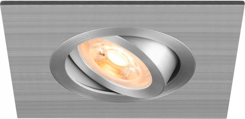 Big White Slv Új Tria 75 XL mennyezeti süllyesztett lámpa, négyzet alakú, max. 1