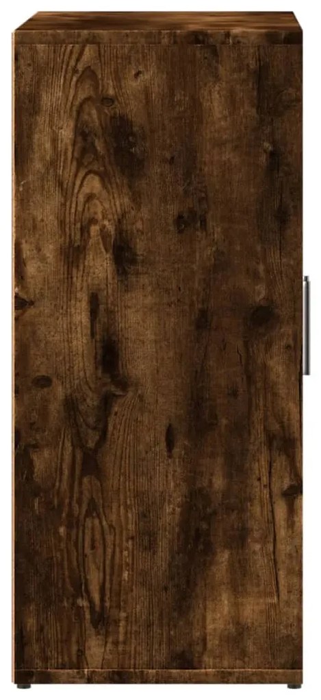füstös tölgy színű szerelt fa tálalószekrény 60 x 31 x 70 cm