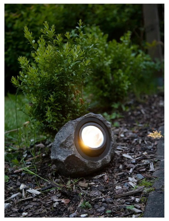 Rocky kültéri napelemes LED lámpa, magasság 16 cm - Star Trading