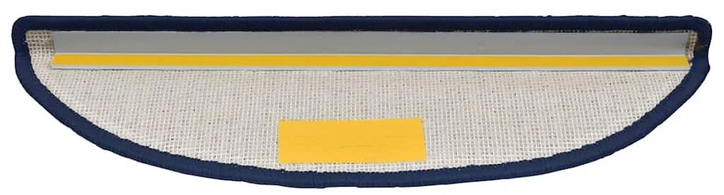 30 db kék félkör alakú lépcsőszőnyeg 56 x 17 x 3 cm