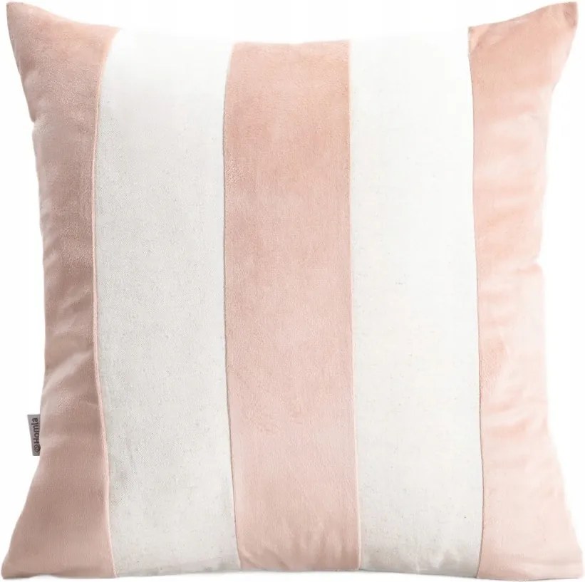 Mano párnahuzat lenvászon hozzáadásával bézs csíkokkal 45x45cm Homla