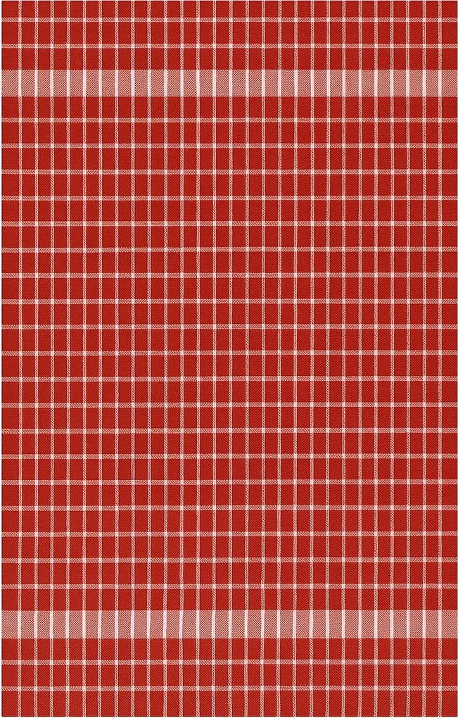Konyhai törlőkendő 40x60 cm Pamut Kockás Piros