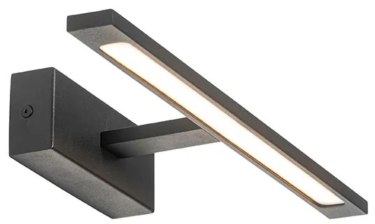 Modern fali lámpa fekete 41,5 cm LED-del IP44 - Jerre