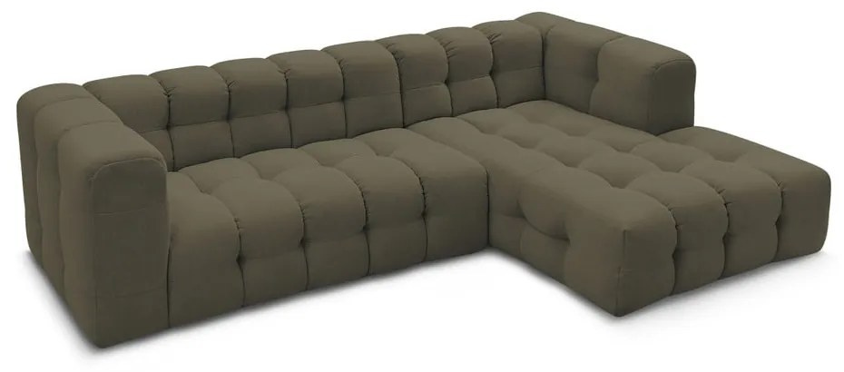 Zöld sarokkanapé (jobb oldali) Cloud – Bobochic Paris