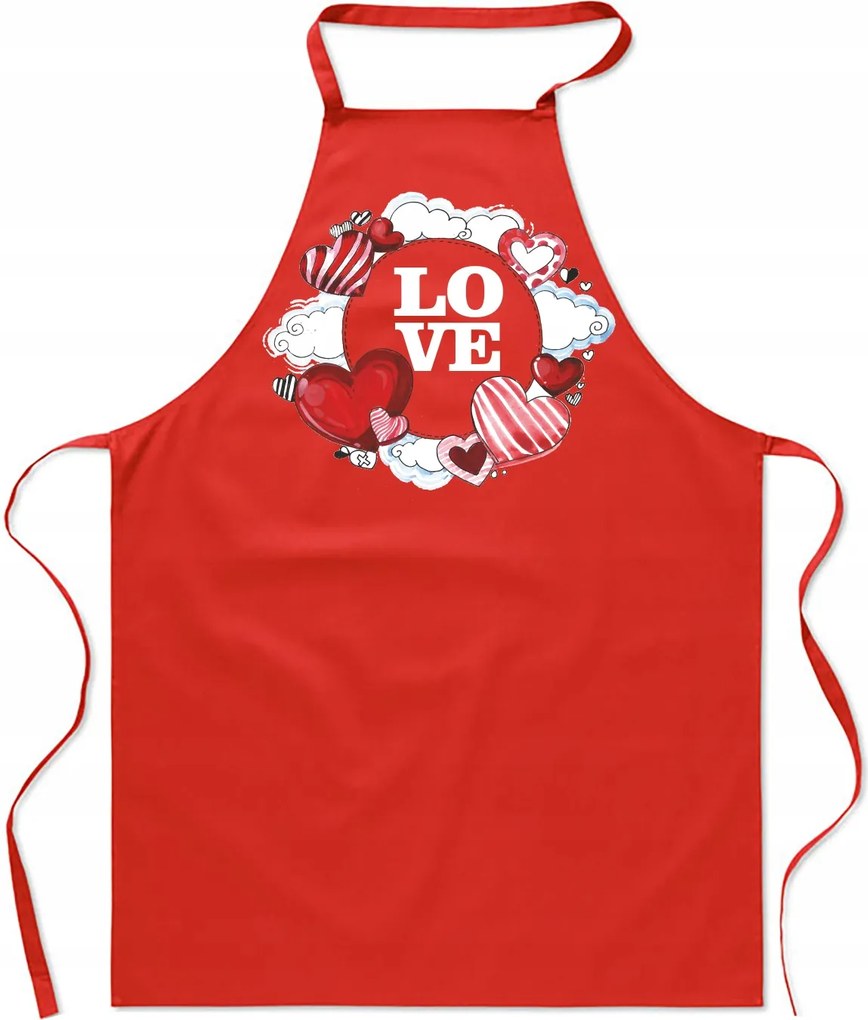 Kötény Valentin-napi ajándék a feleségnek Love