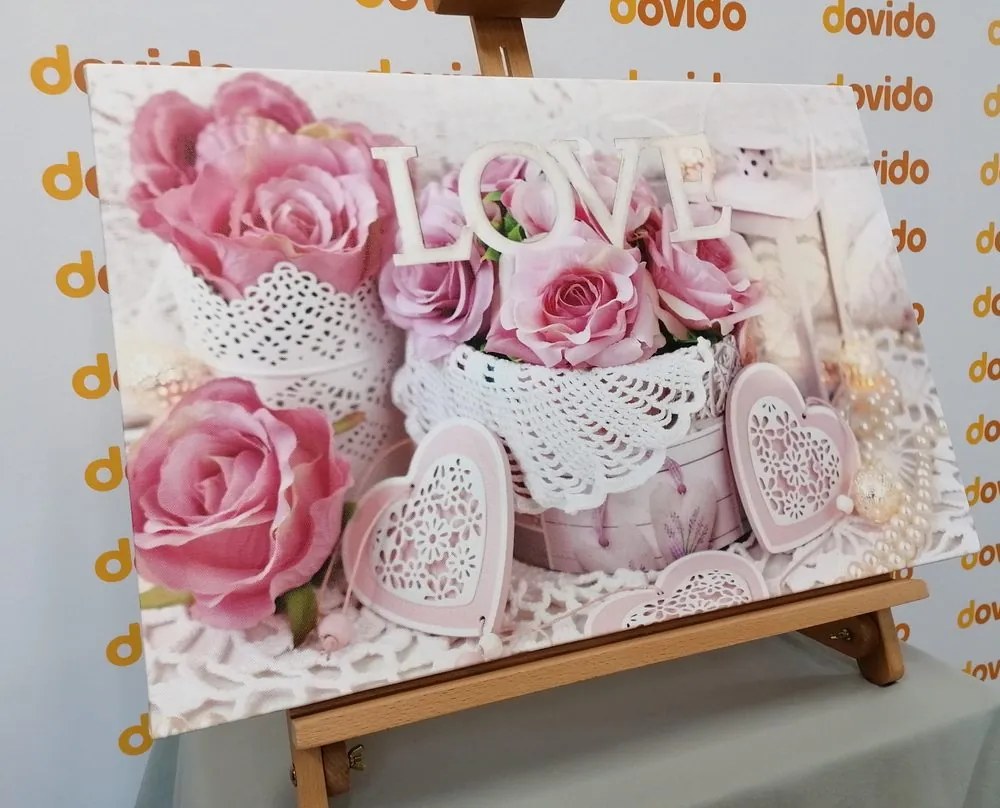 Kép romantikus dekoráció vintage stílusban