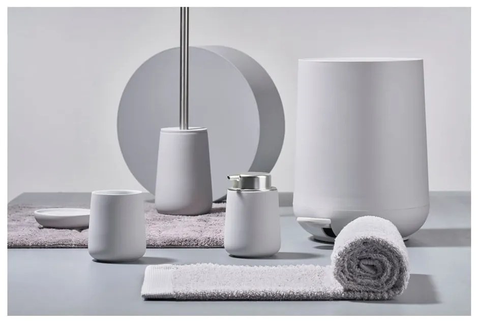 Világosszürke porcelán szappanadagoló 250 ml Nova – Zone