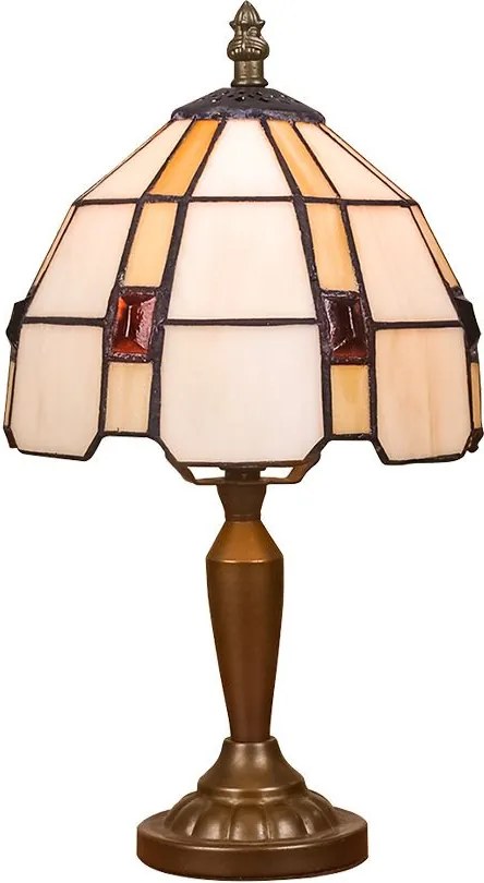 Prezent TIFFANY XII. 214 Asztali lámpa 1x40W/E14 IP20
