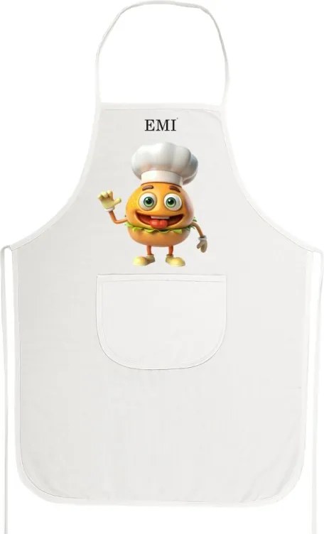 EMI Burger konyhai kötény, Szürke
