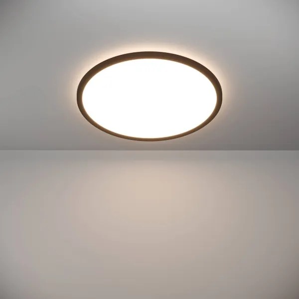 Eglo 901455-LED Dimmelhető fürdőszobai lámpa ROVITO-R 16,8W/230V pr.50cm IP44 fekete + távirányító