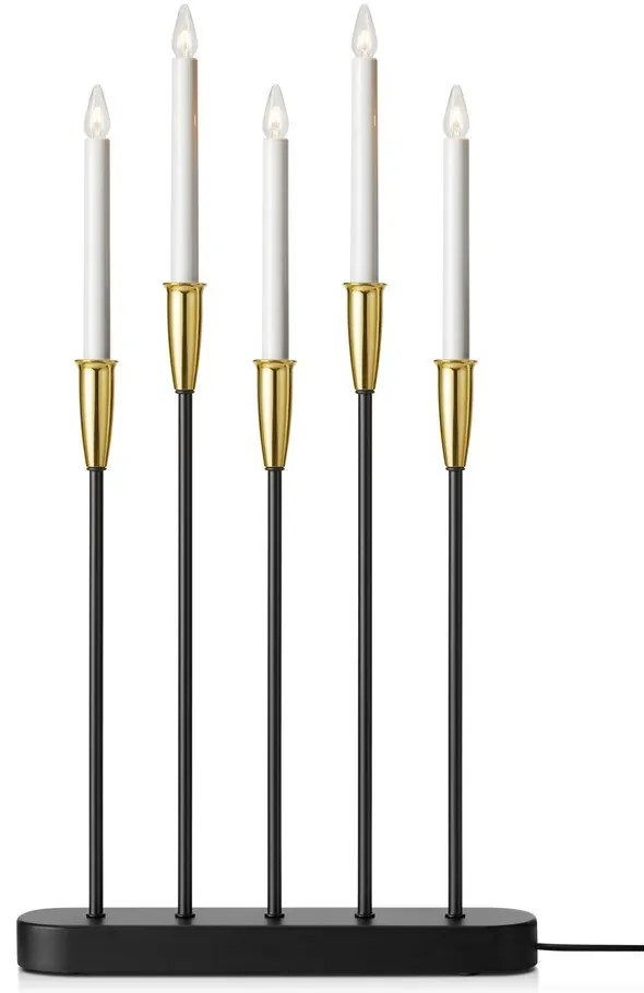 Fekete karácsonyi fénydekoráció Nice – Markslöjd