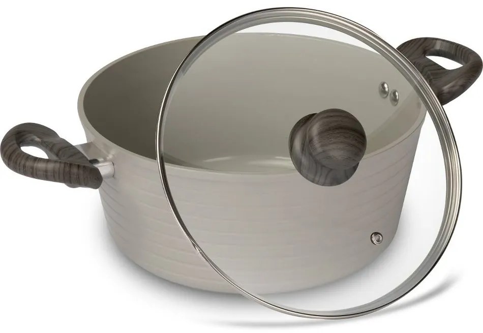 Lamart LT1268 fedeles serpenyő Stripe, átmérő 24cm