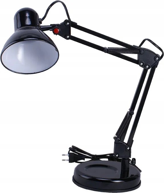 Iskolai rajz asztali lámpa, fekete E27