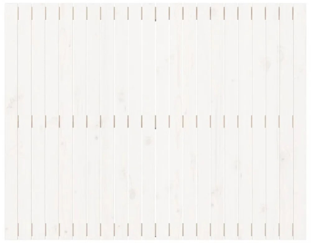 fehér tömör fenyőfa fali fejtámla 140 x 3 x 110 cm
