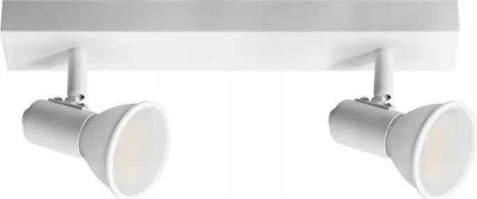 Adviti Dupla mennyezeti fali lámpatest Rio 2x GU10 2x60W IP20 Fehér