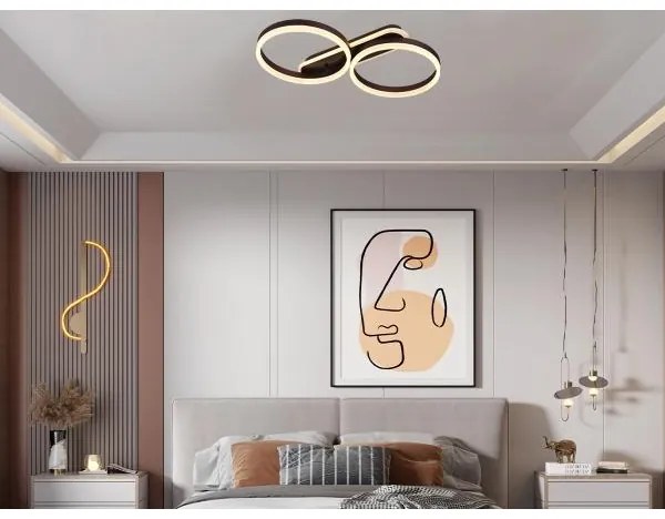 LED dimmelhető mennyezeti lámpatest LED/60W/230V 3000-6500K + távirányítóval