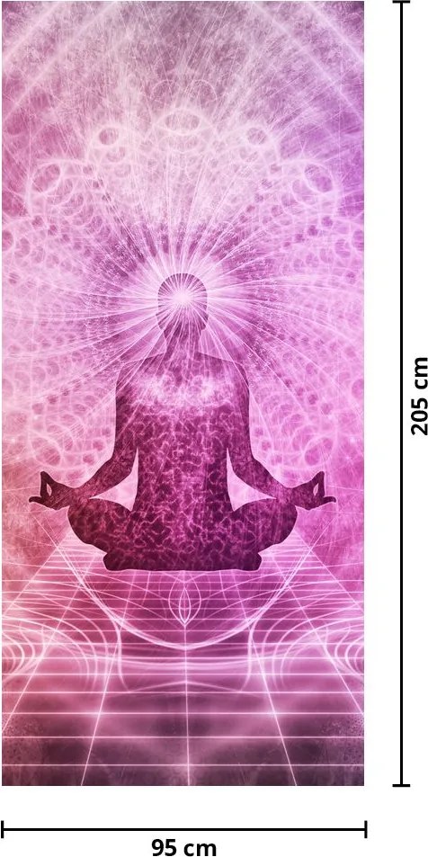 Fotótapéta ajtóra - Meditáció (95x205cm)