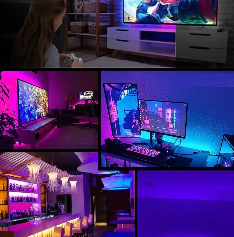 RGB LED szalag J263 10 m