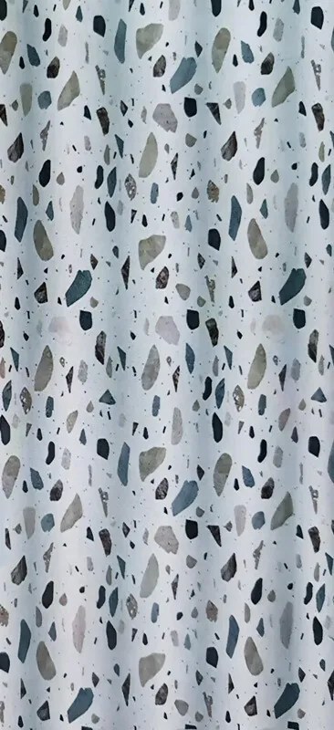 Csempe mintás zuhanyfüggöny 180x200 cm