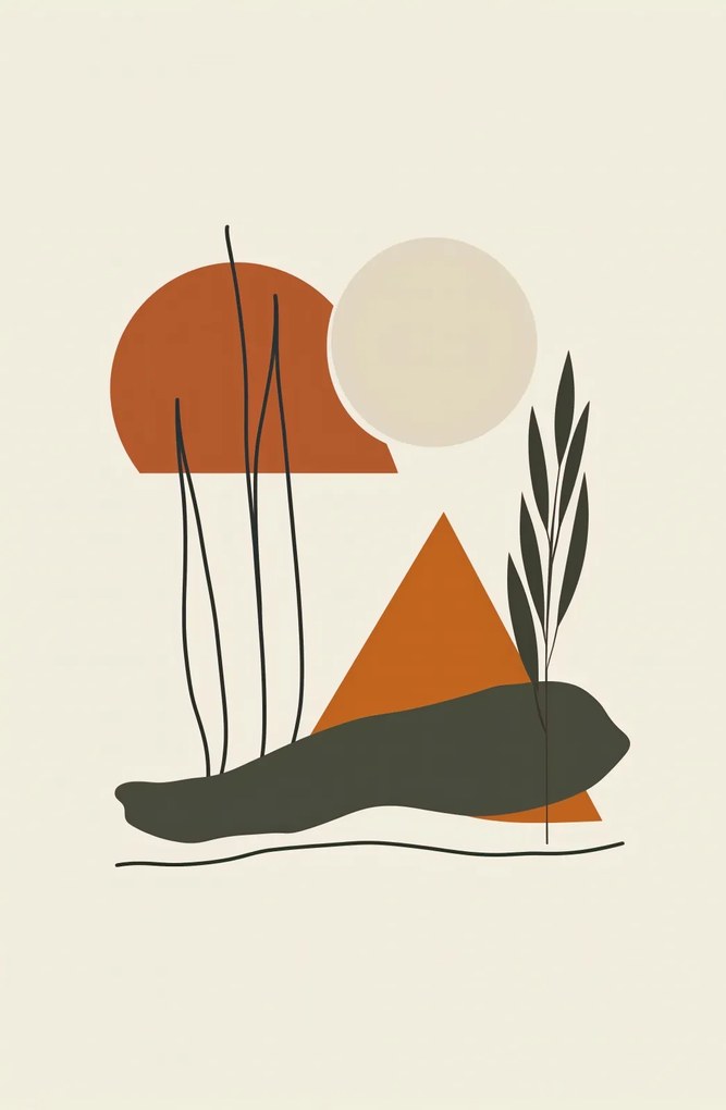 Poszter 53x81cm Bézs tekintet