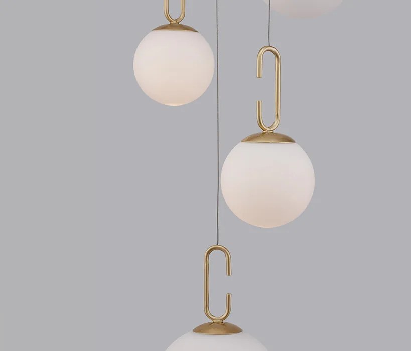 NOVALUCE 9695222 HOOK Többágú Függesztett Lámpa LED IP20